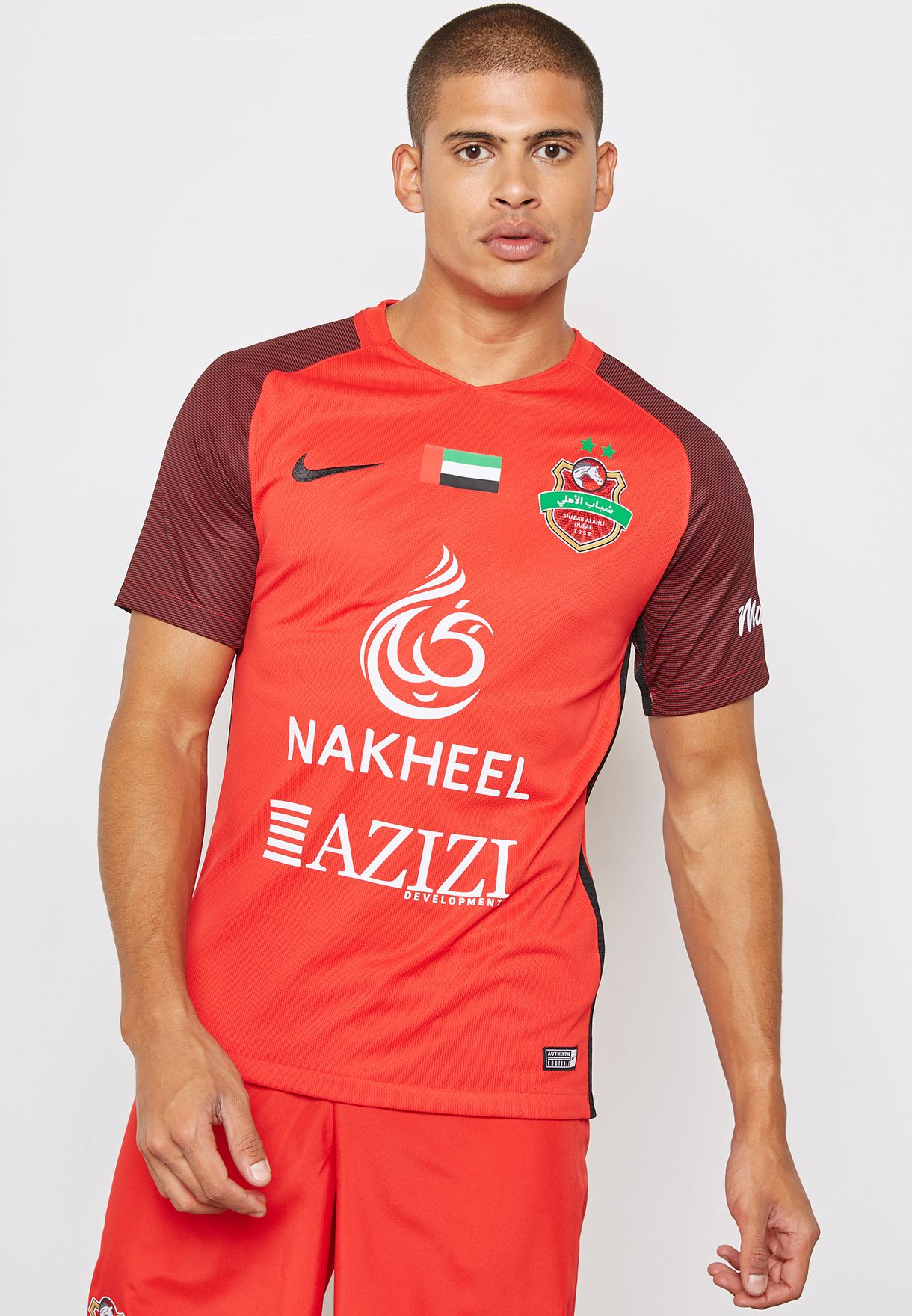 Buy Nike red Shabab Al Ahli Home Jersey for Men in Manama, Riffa