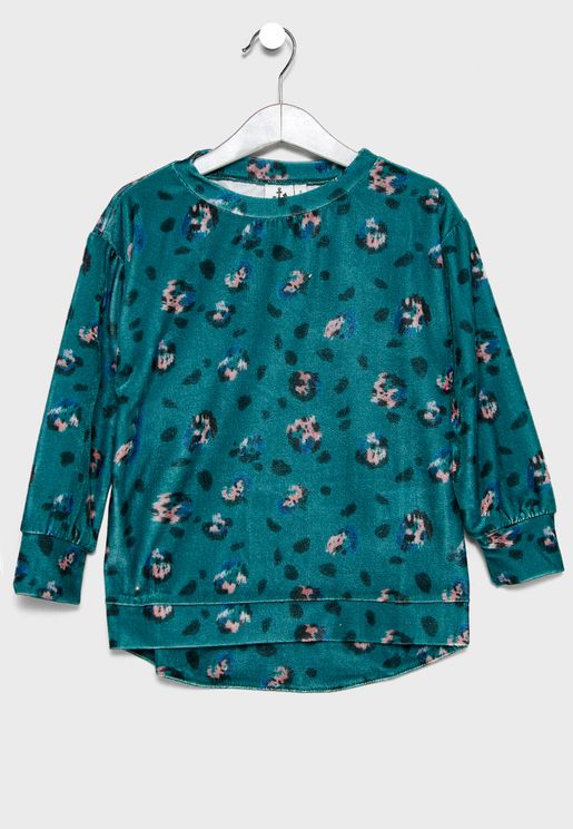 Little Leopard Print Sweater