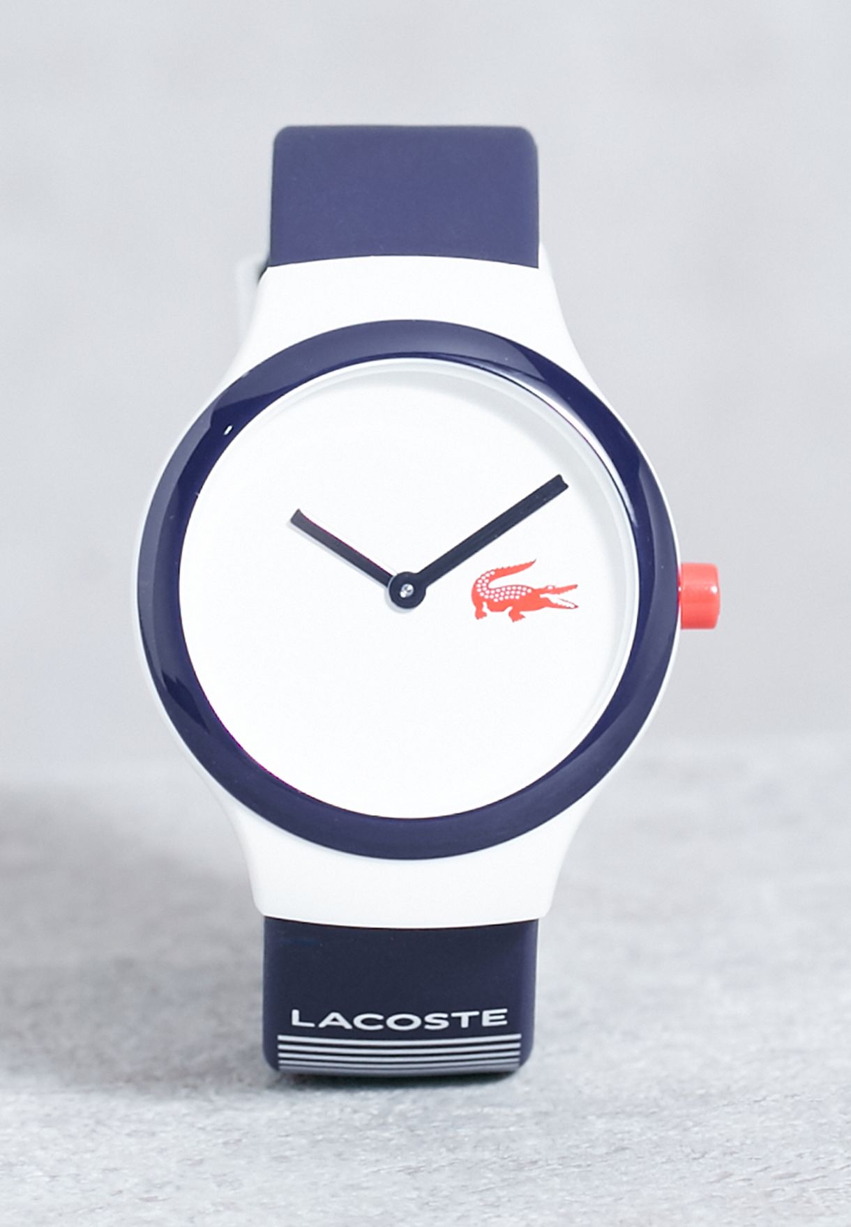 Buy Lacoste red Goa Watch for Men in 