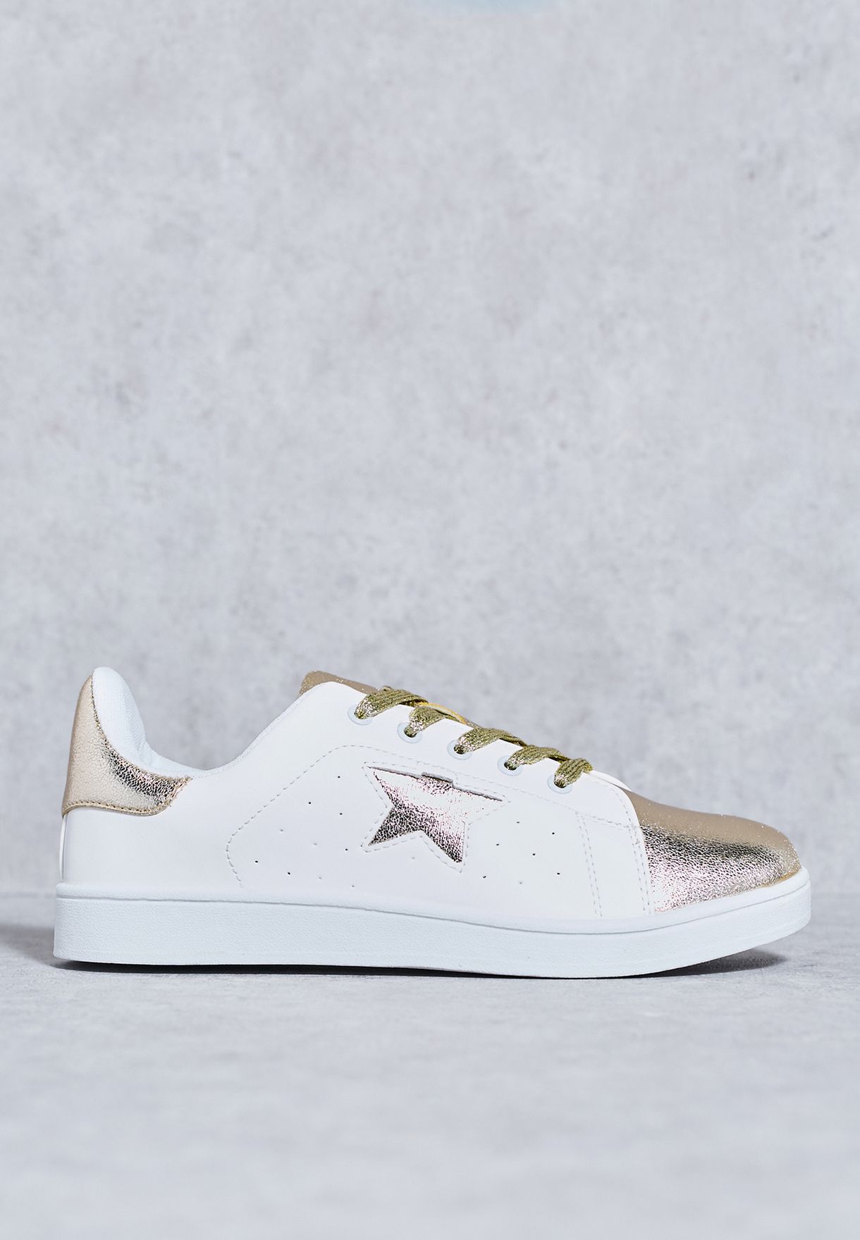 sneakers with star on side
