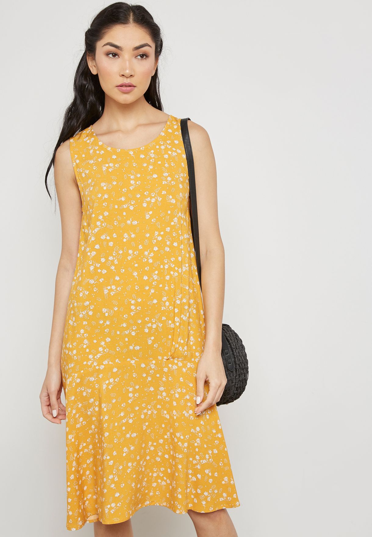 ichi yellow dress