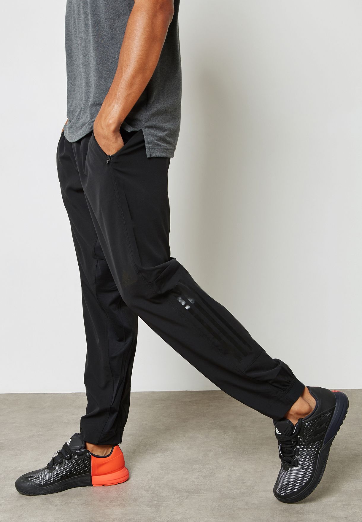 Buy adidas black Workout Sweatpants for Men in Manama, other cities | BK0977