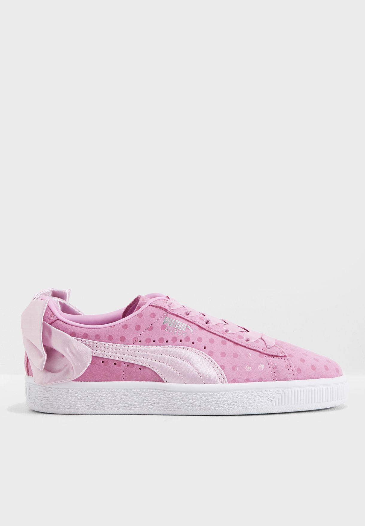 Buy PUMA purple Youth Suede Bow Dots 