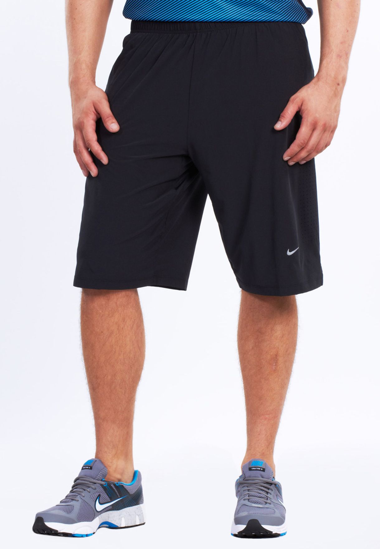 Buy Nike black Knee Length Shorts for 