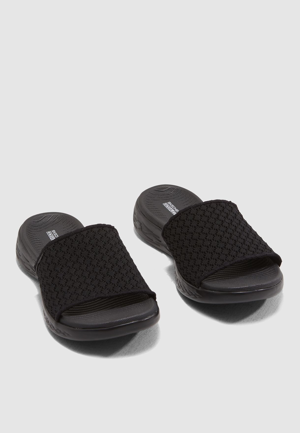 Buy SKECHERS black On-The-Go 600 Slides for Women in Doha, other cities