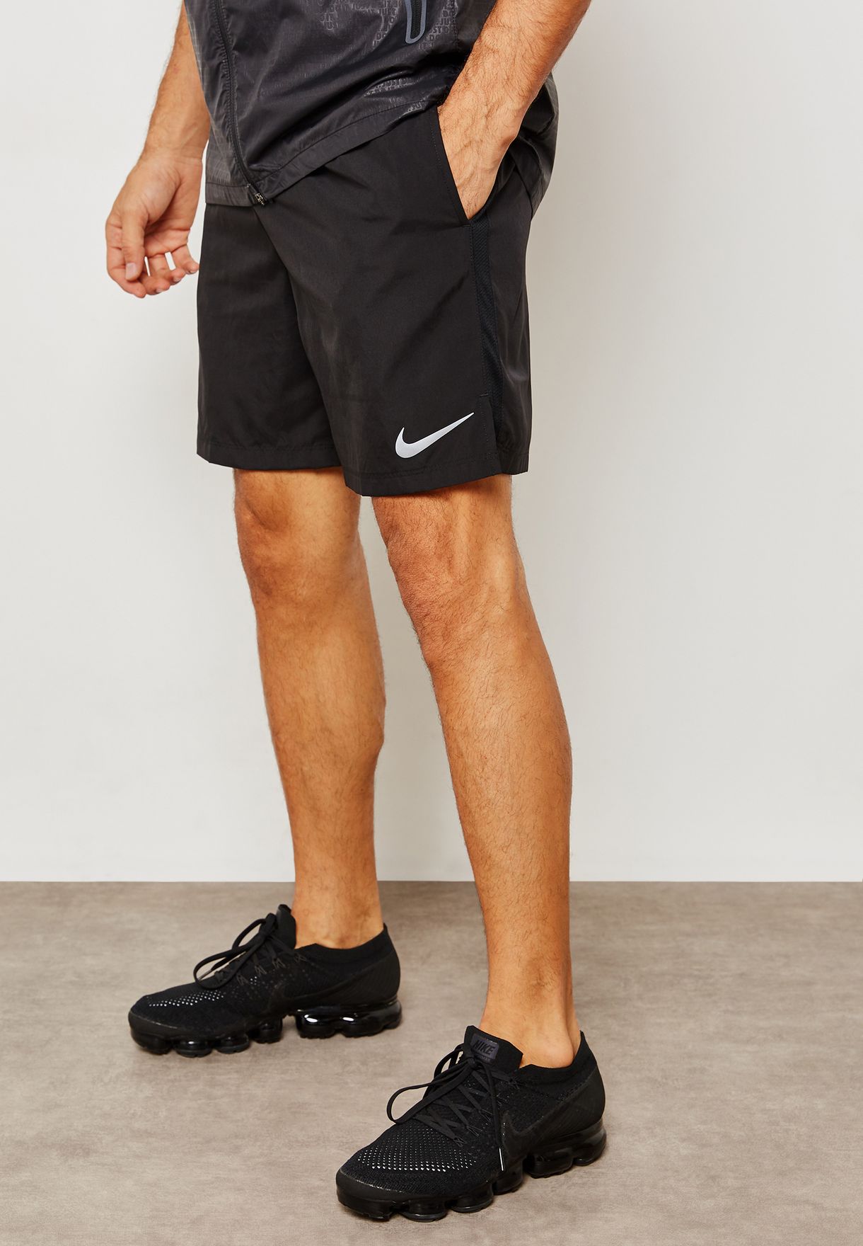 Nike black Challenger 7\u0026quot; Shorts 