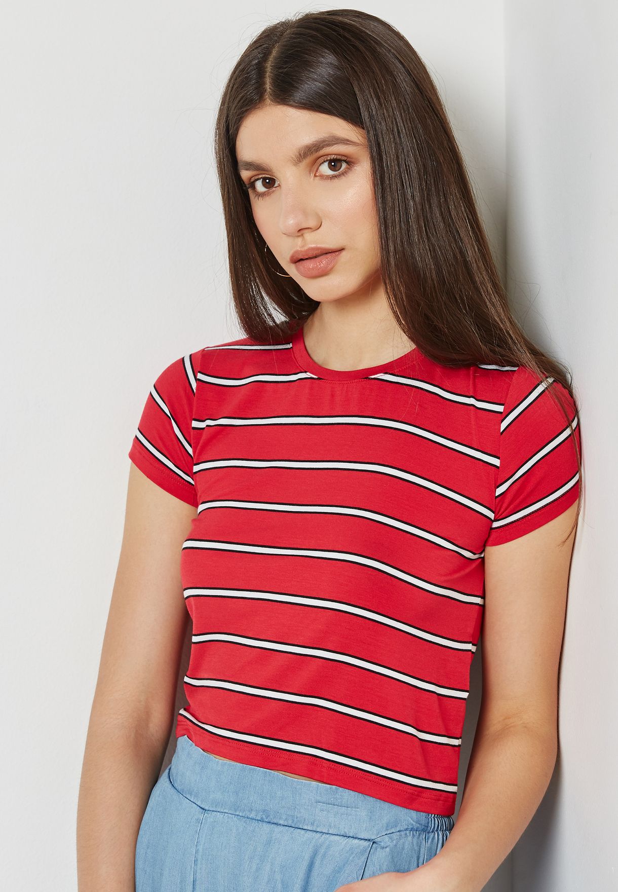 cotton on red shirt