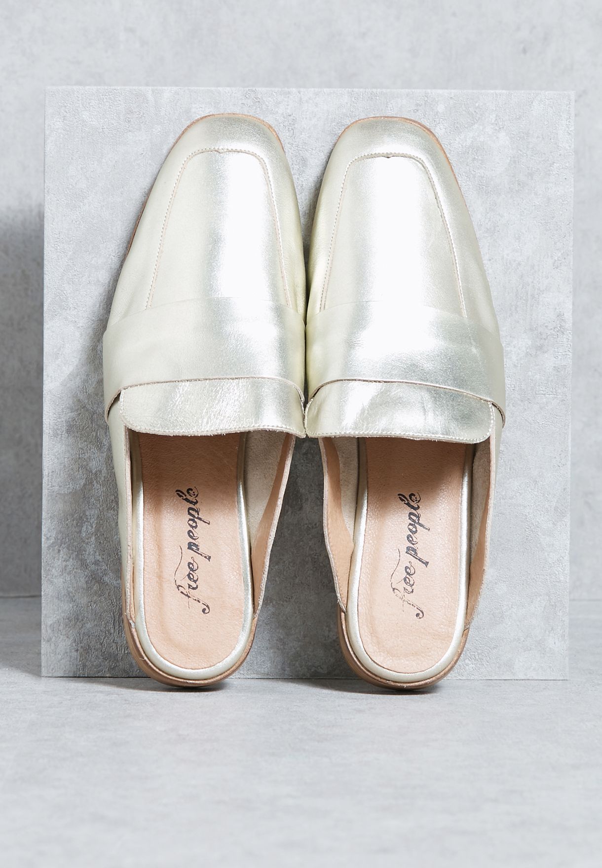 free people gold shoes