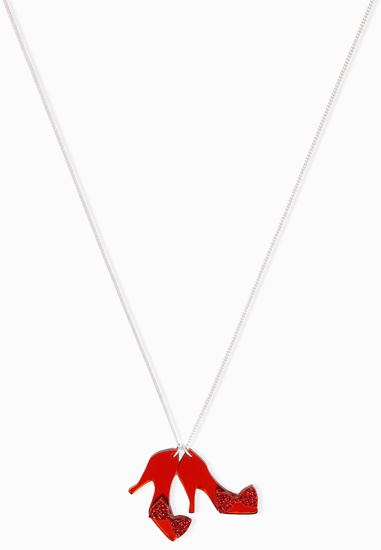 tatty devine ruby slippers necklace