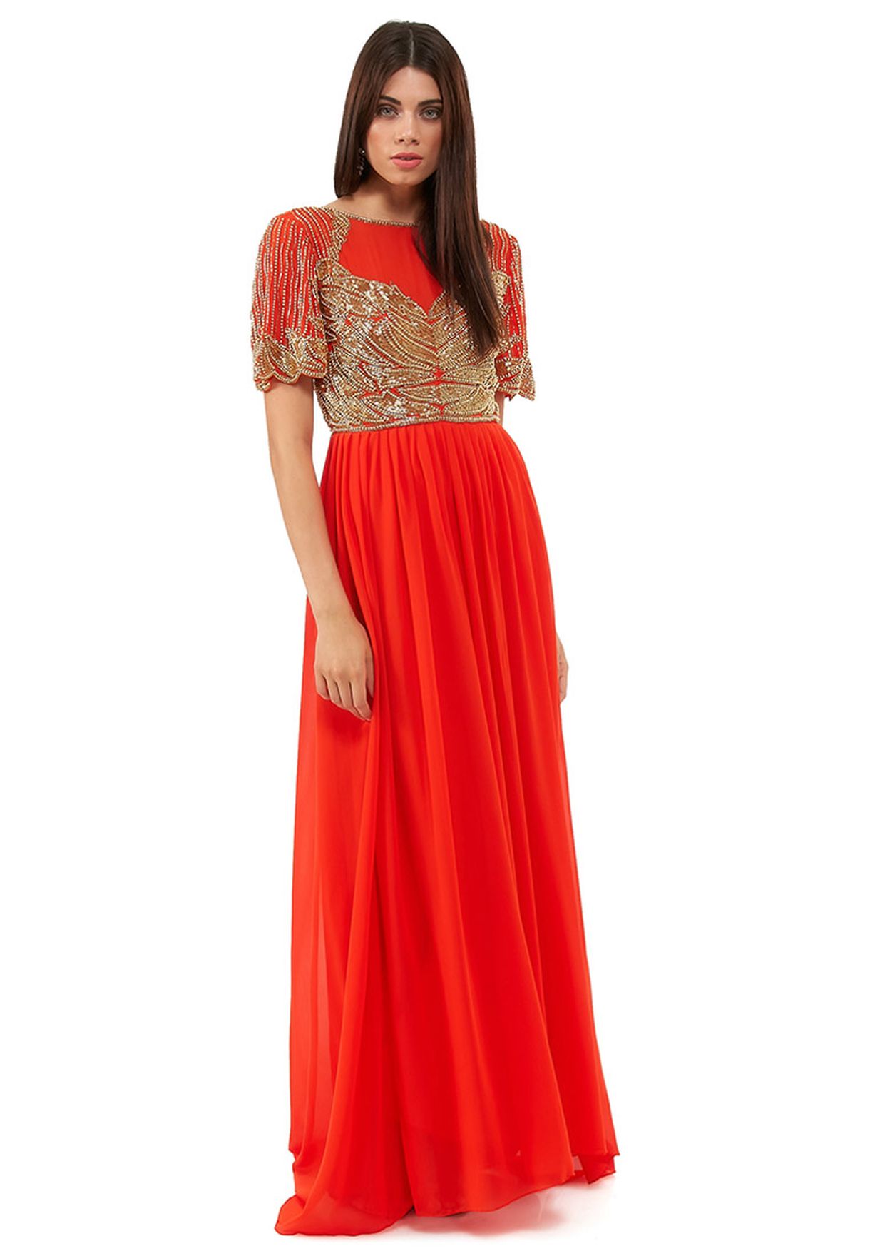 virgos lounge orange dress