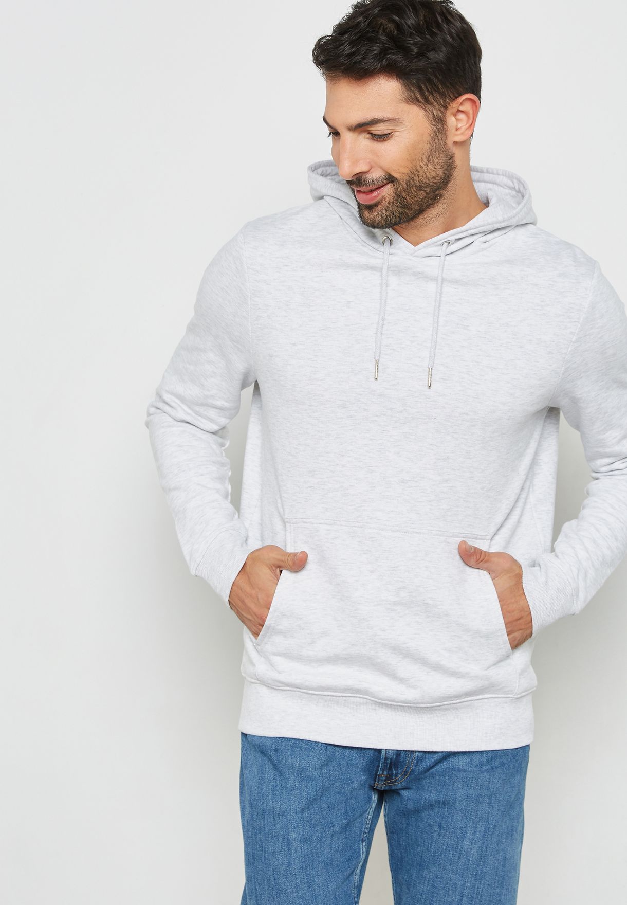 new look grey hoodie