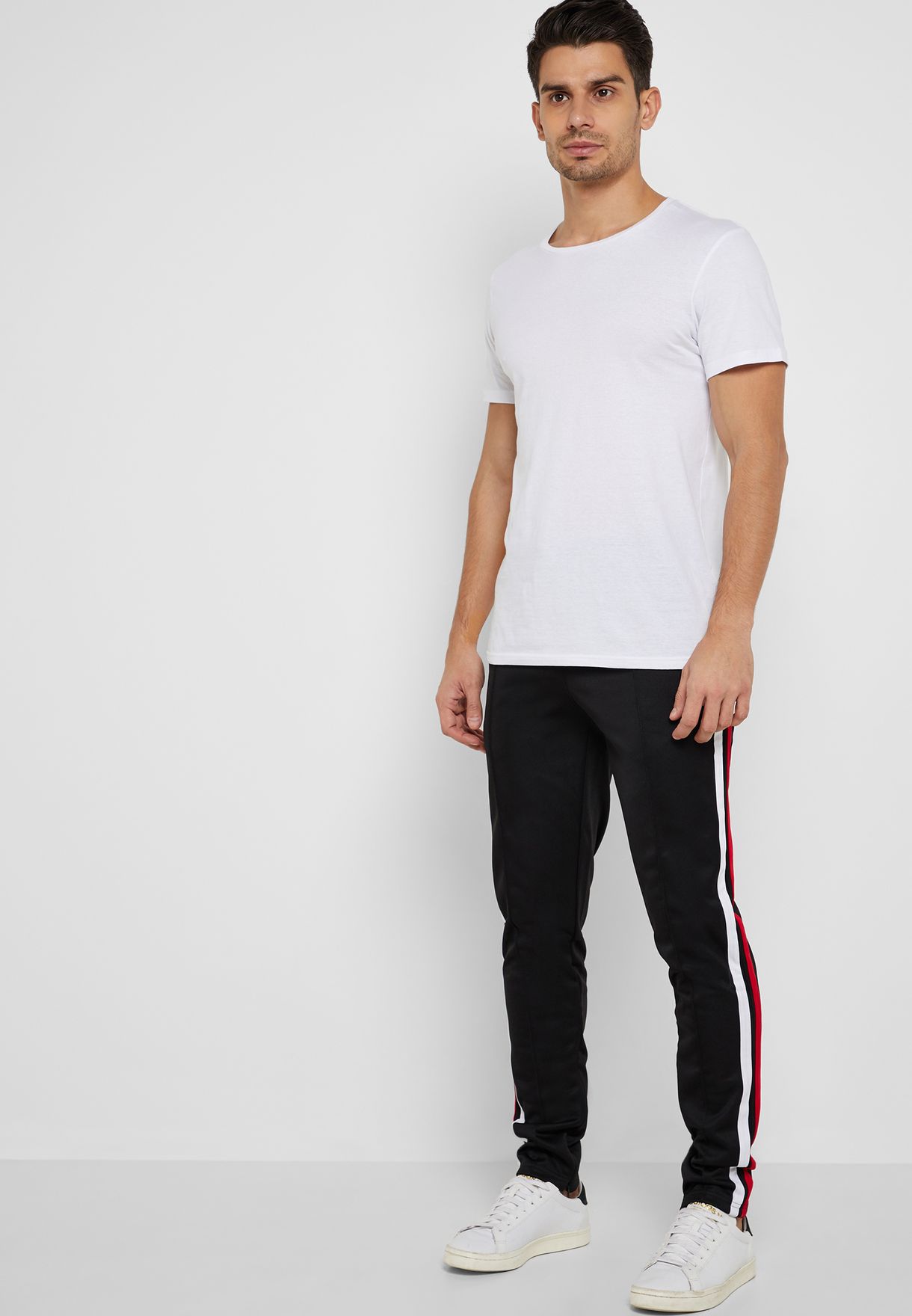 ankle zip track pants