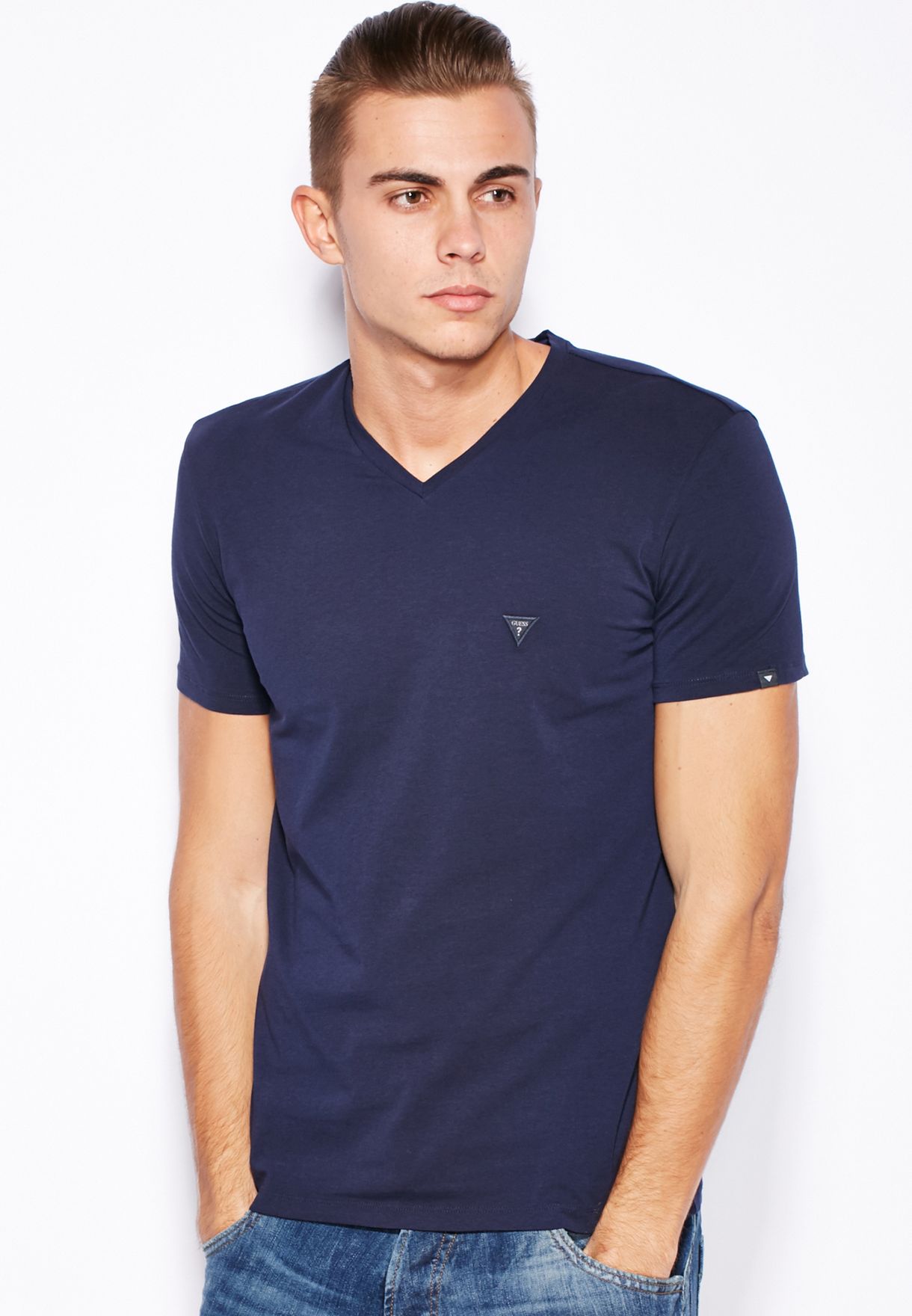 guess plain t shirt