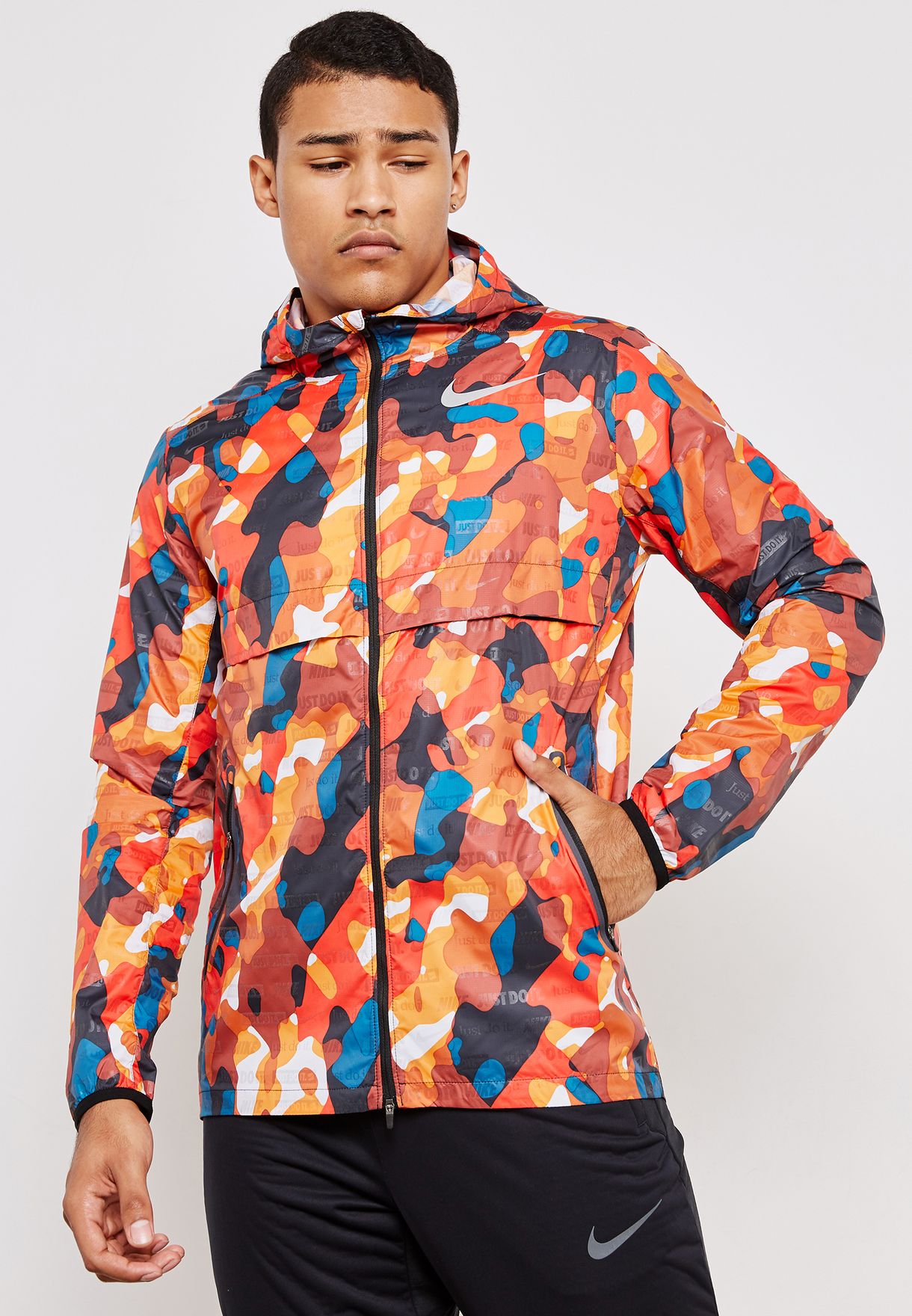 Buy Nike multicolor Shield Ghost Camo Jacket for Men in MENA, Worldwide |  AH5987-634