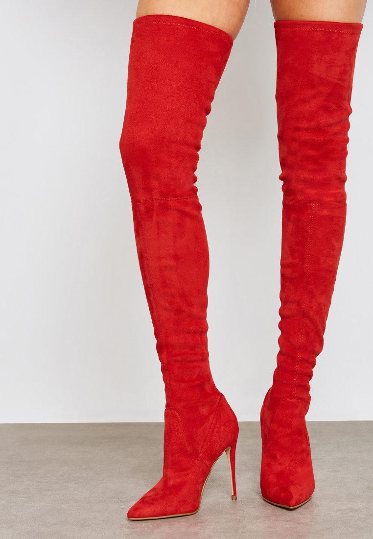 steve madden red boots