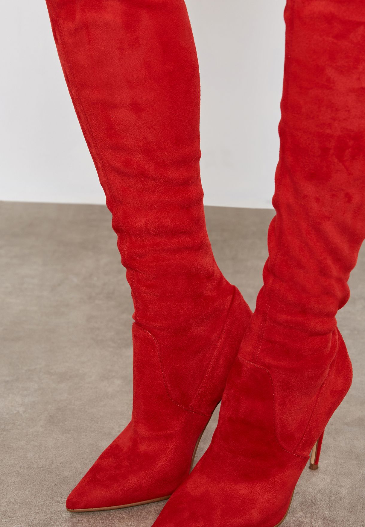 steve madden dominique boot red