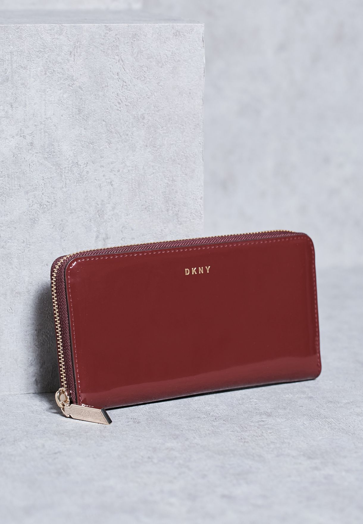 dkny burgundy purse