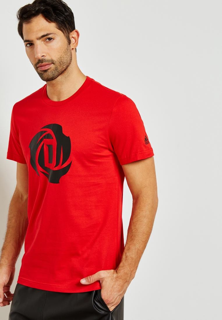Vrouw gerucht bellen Buy adidas red Derrick Rose Graphic T-Shirt for Men in MENA, Worldwide
