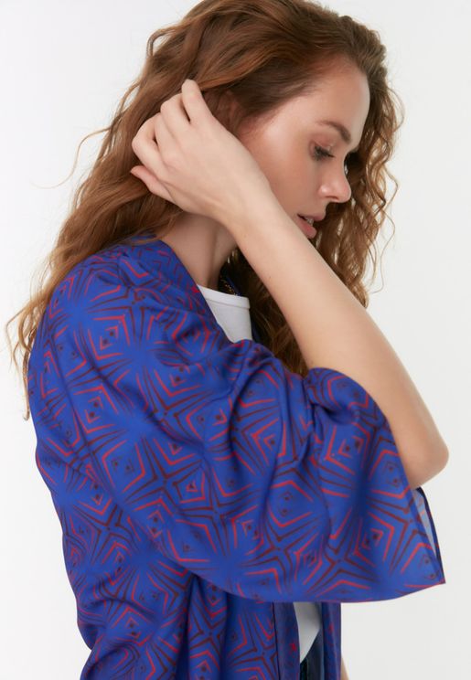 Brown M Zara kimono WOMEN FASHION Shirts & T-shirts Kimono NO STYLE discount 65% 