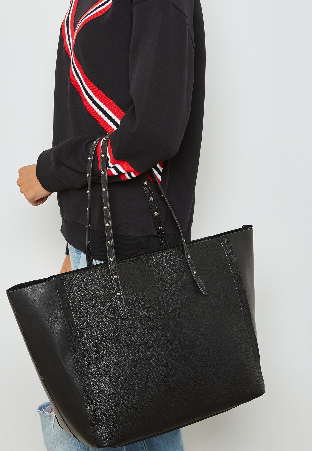 stud tote bag