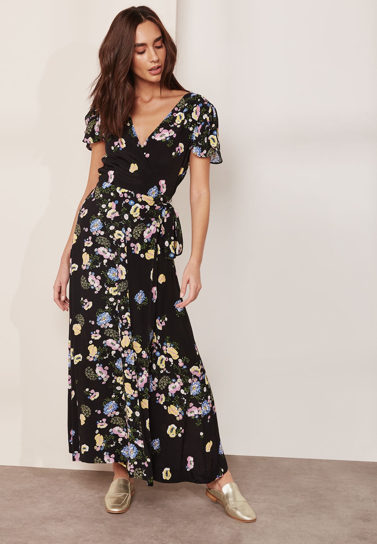 free people floral wrap