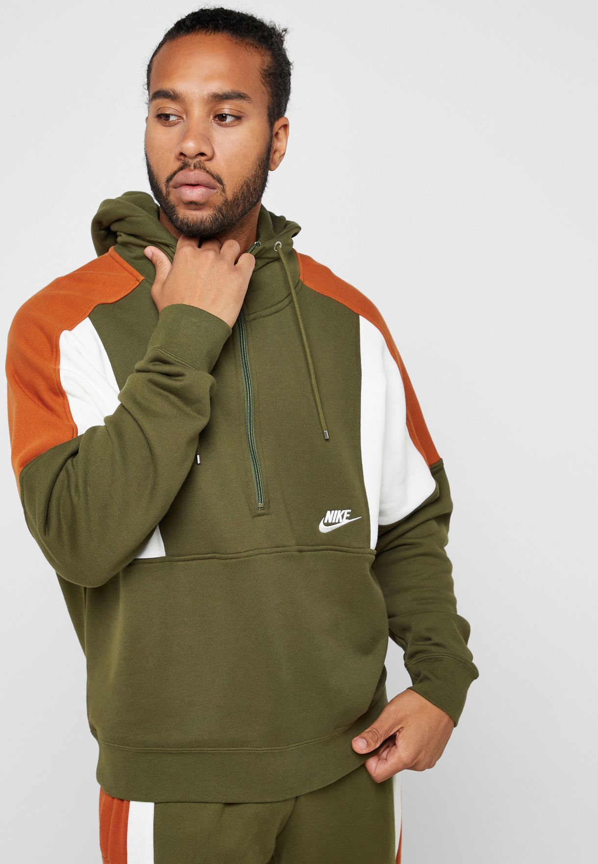 Buy Nike khaki Reissue Fleece Sweatshirt for Men in Riyadh, Jeddah