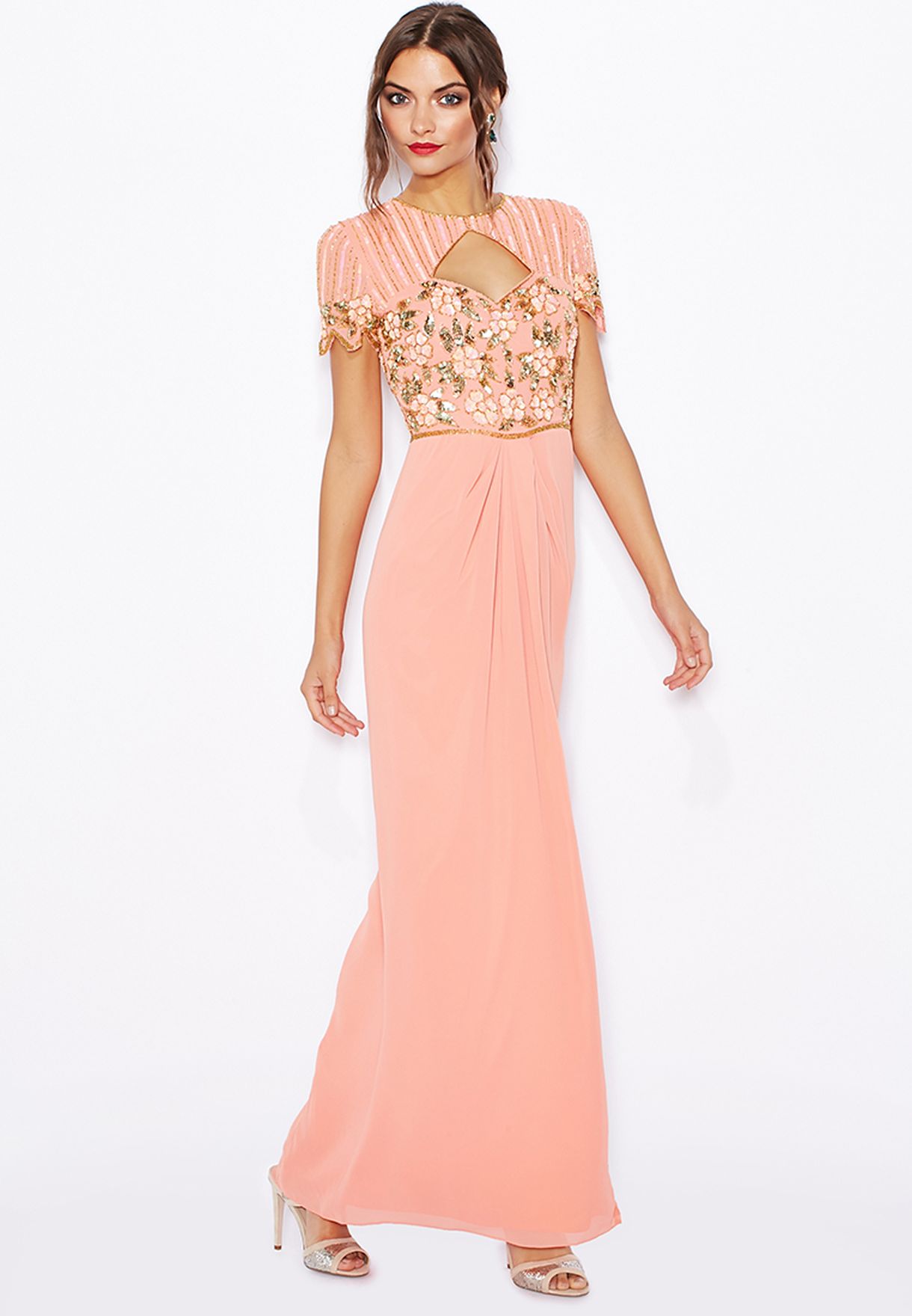 virgos lounge coral dress