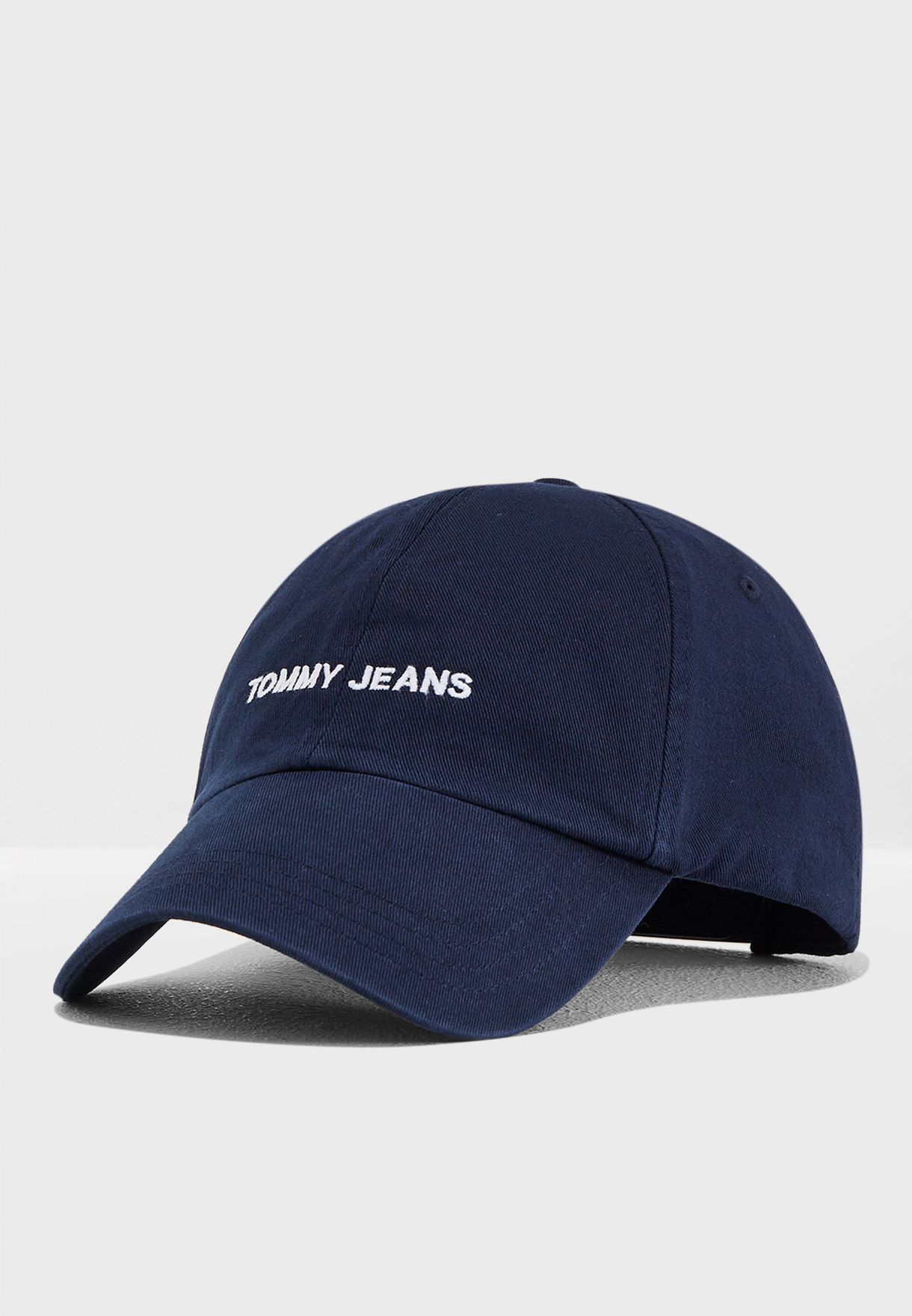 tommy jeans logo cap navy