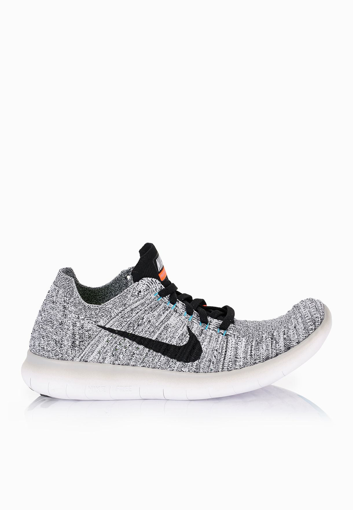 nike free flyknit grey