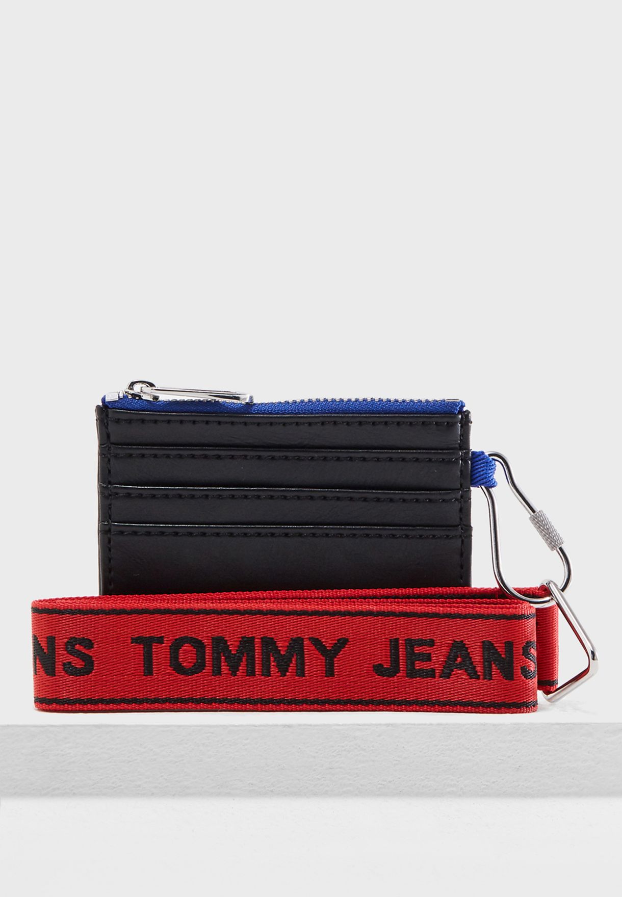 Tommy Jeans Black Logo Tape Cardholder 