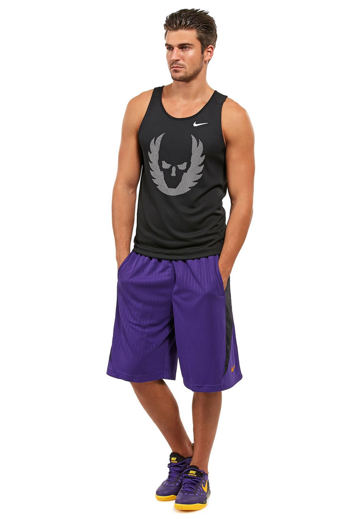 purple kobe shorts