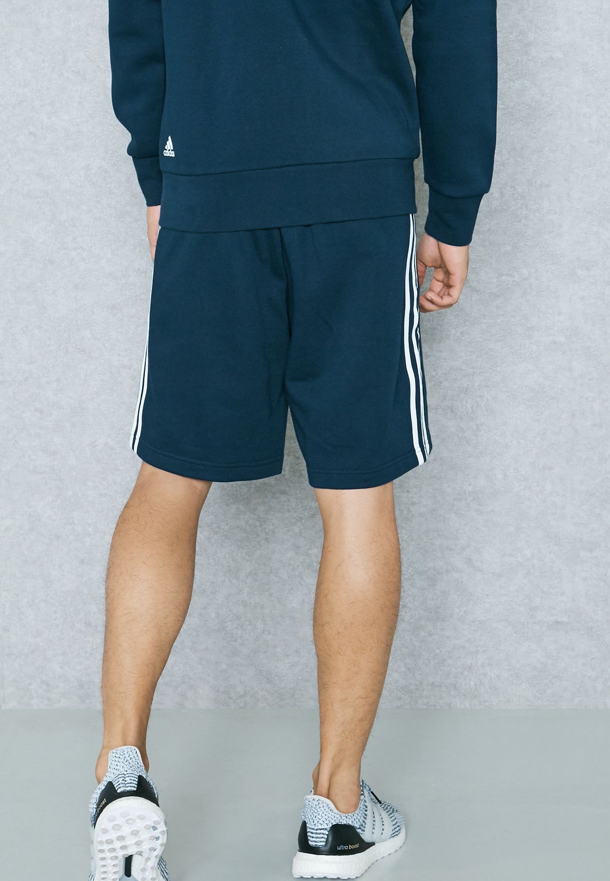 Positive Directly take a picture Buy adidas navy Essential 3 Stripe Shorts for Men in MENA, Worldwide