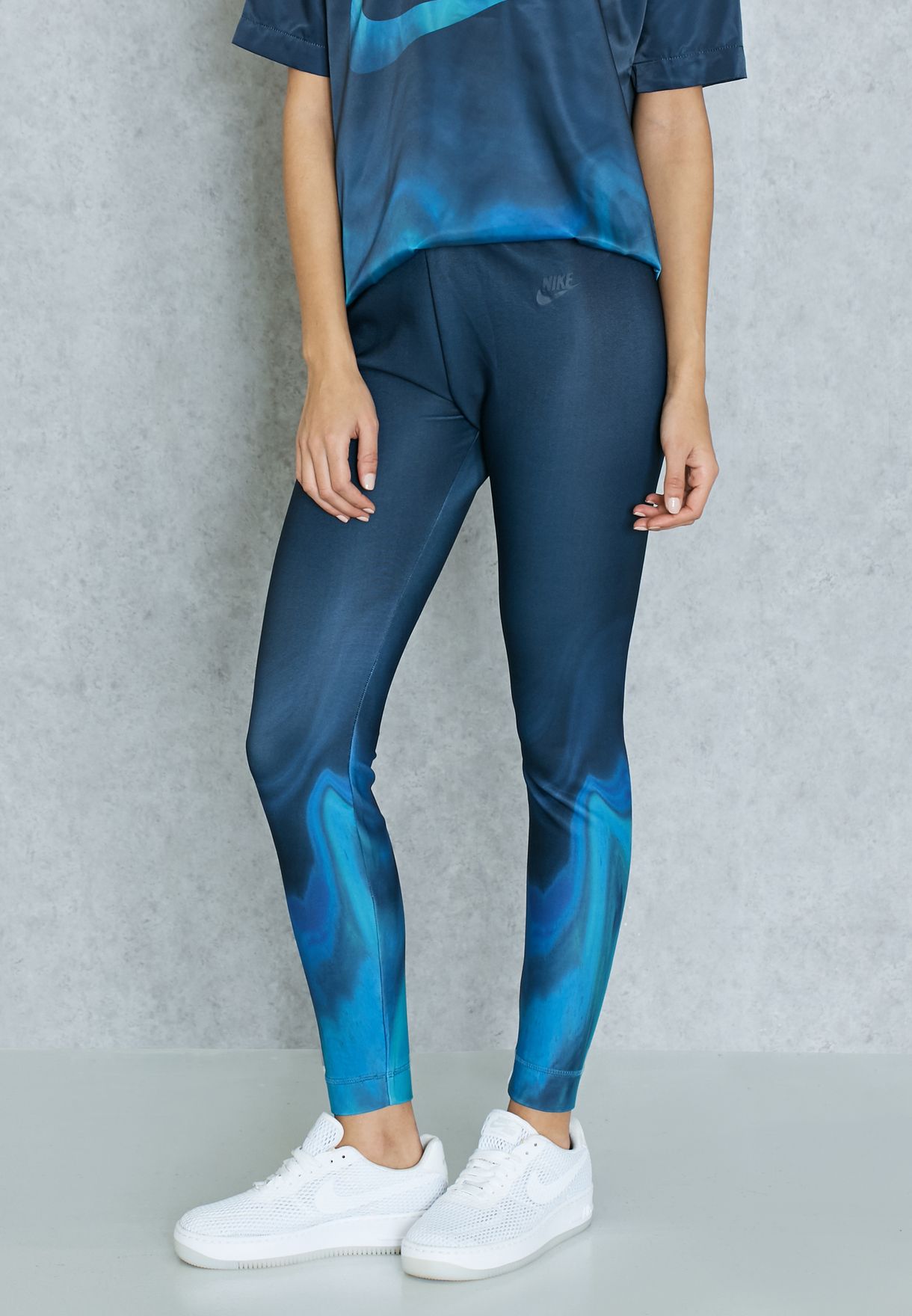 women's nike navy blue leggings