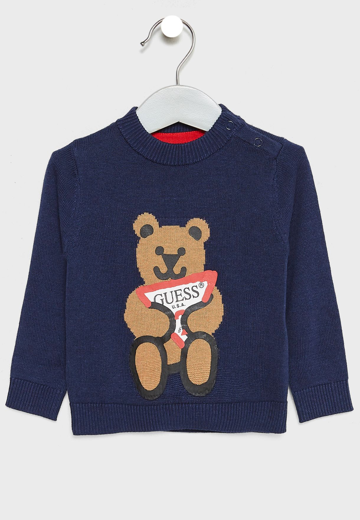 guess teddy bear sweatshirt