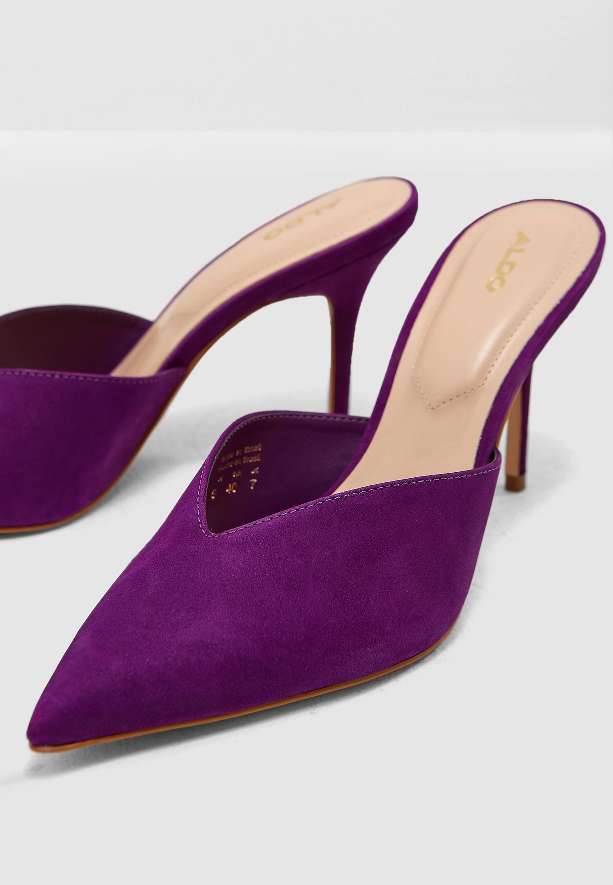 aldo purple heels