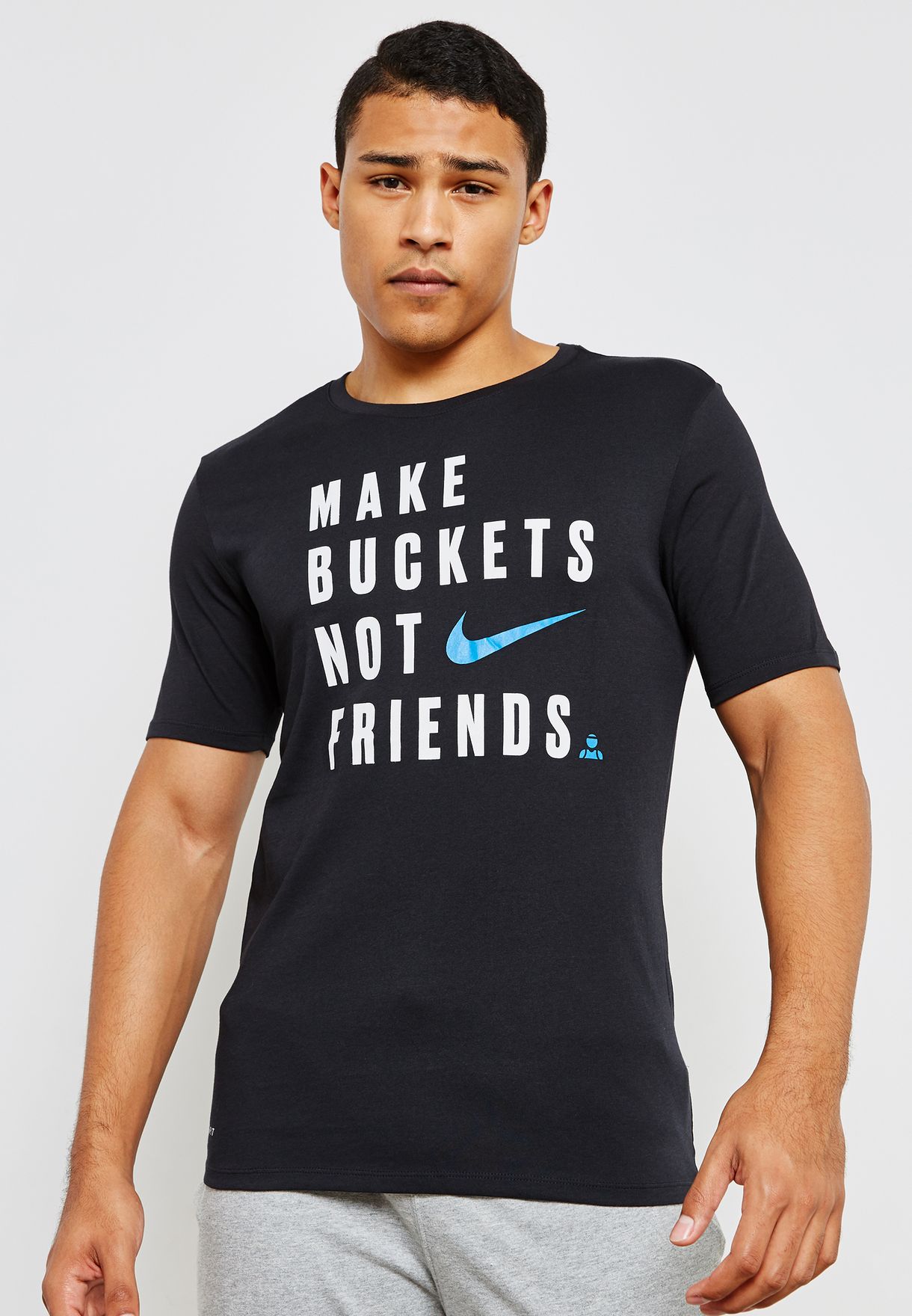 Buy Nike black Make Buckets Not Friends 