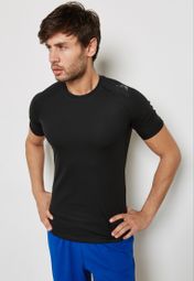 Buy adidas black Alphaskin Sport T-Shirt for Men in MENA, Worldwide | CF7235