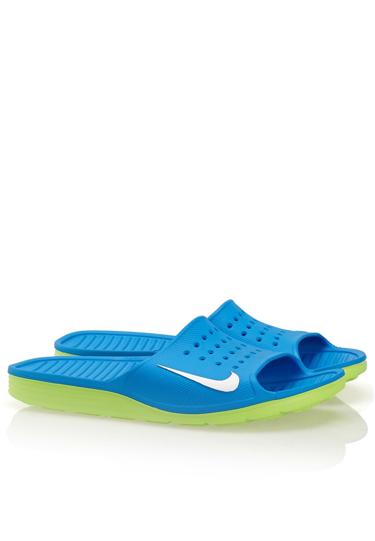 oído Muy enojado Preparación Buy Nike blue Solarsoft Slide for Men in Muscat, Salalah