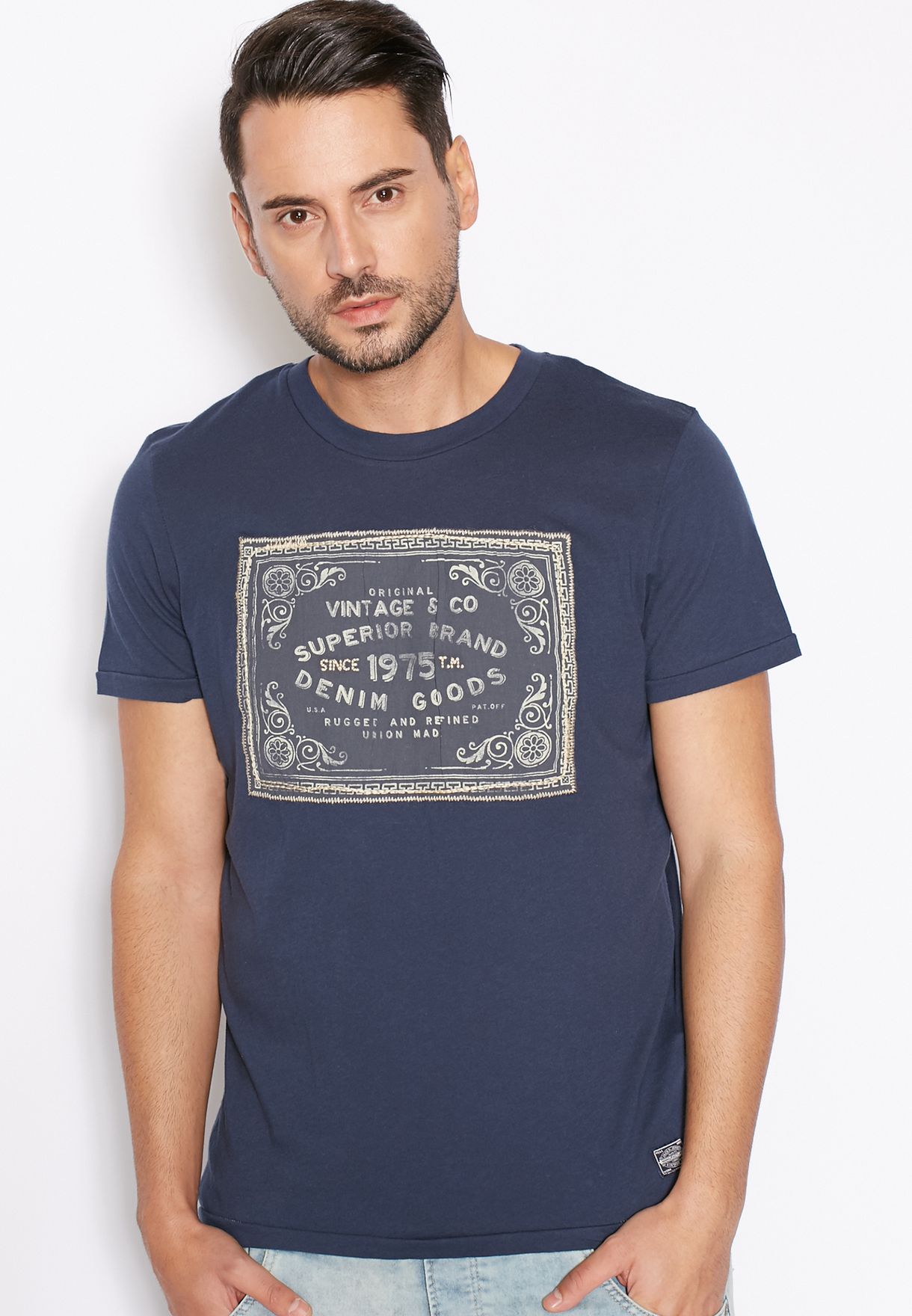 jack and jones jeans t shirt