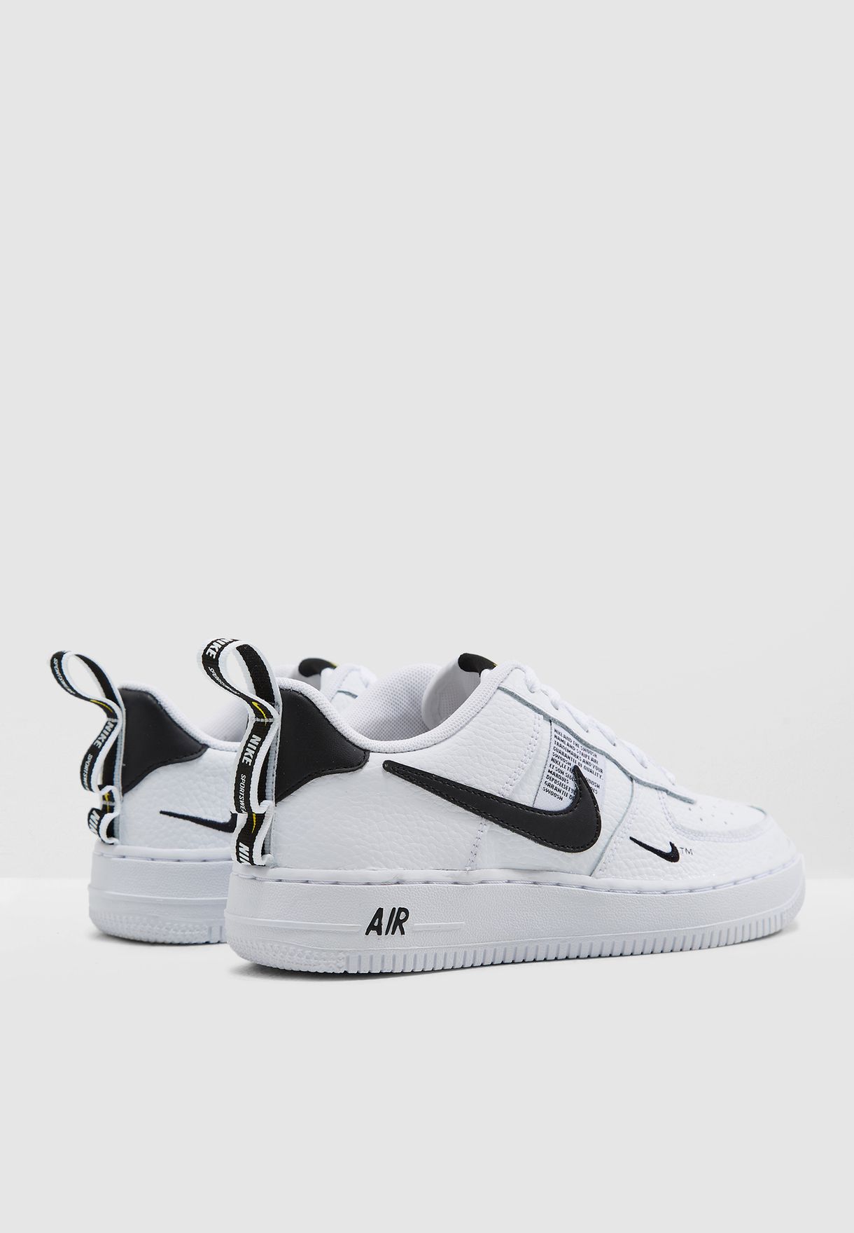 White Youth Air Force 1 Lv8 Utility 