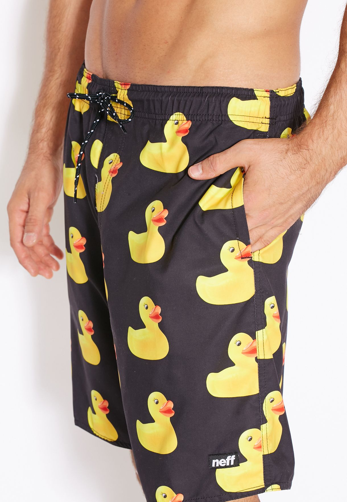 neff rubber duck swim trunks