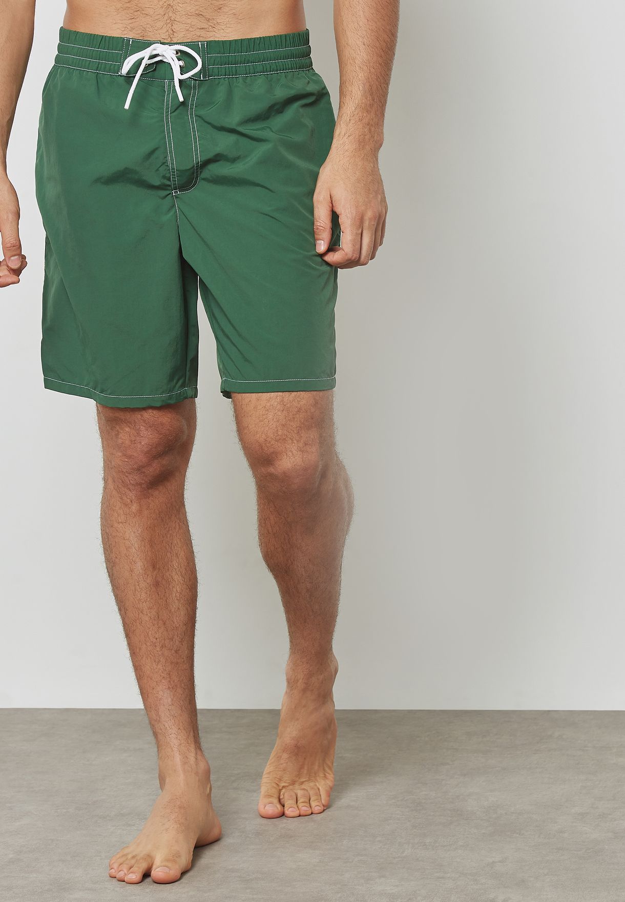 lacoste swim shorts green