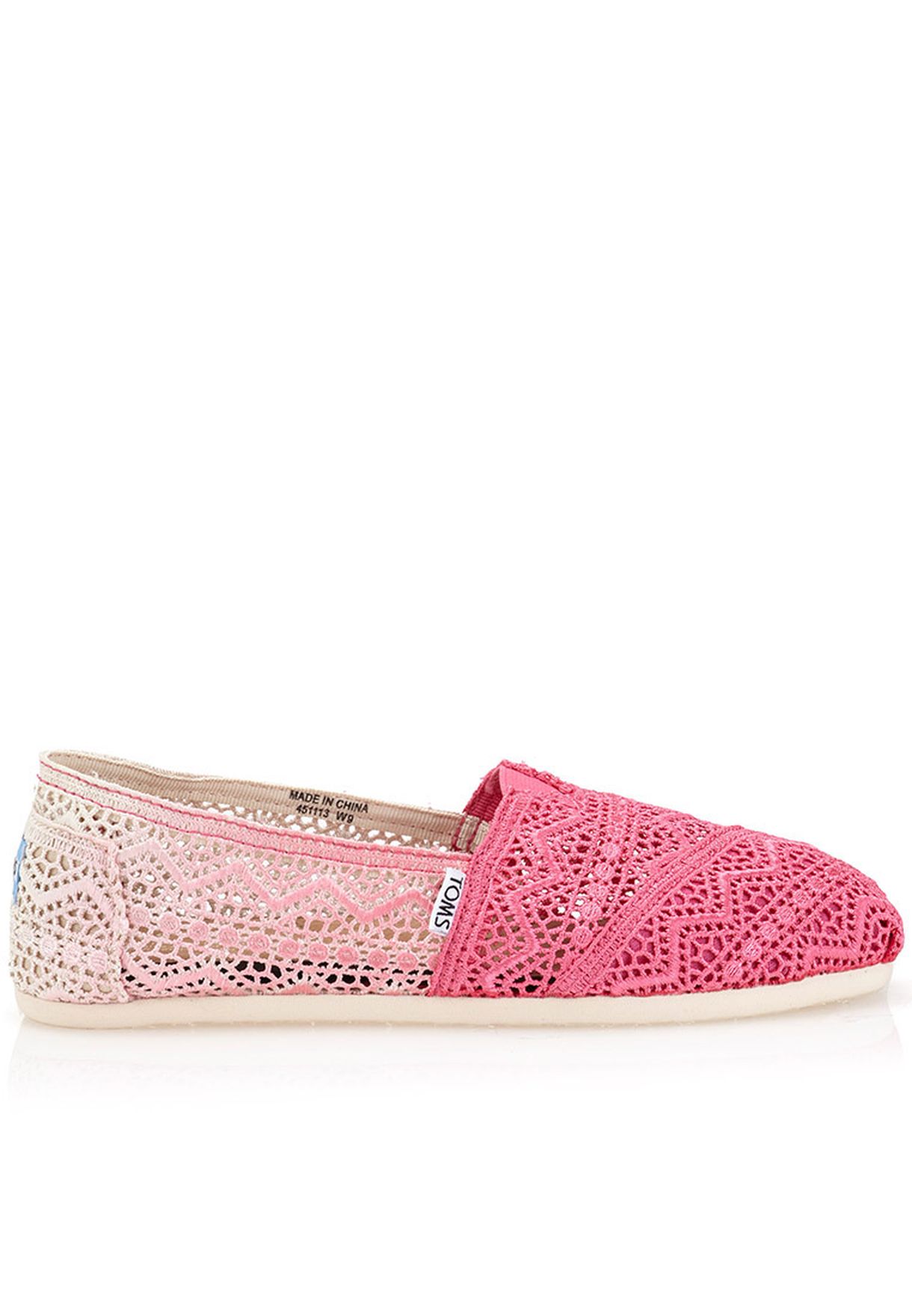 pink lace toms