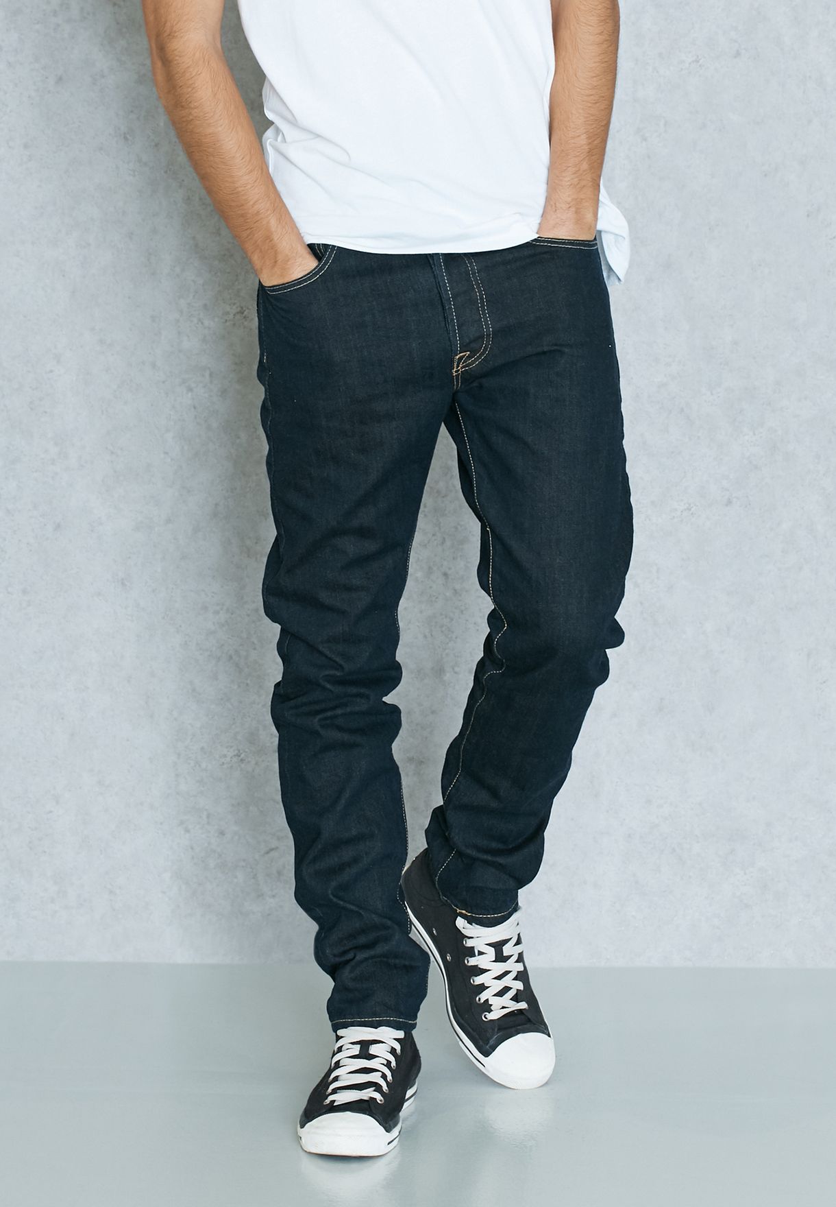 levis navy jeans