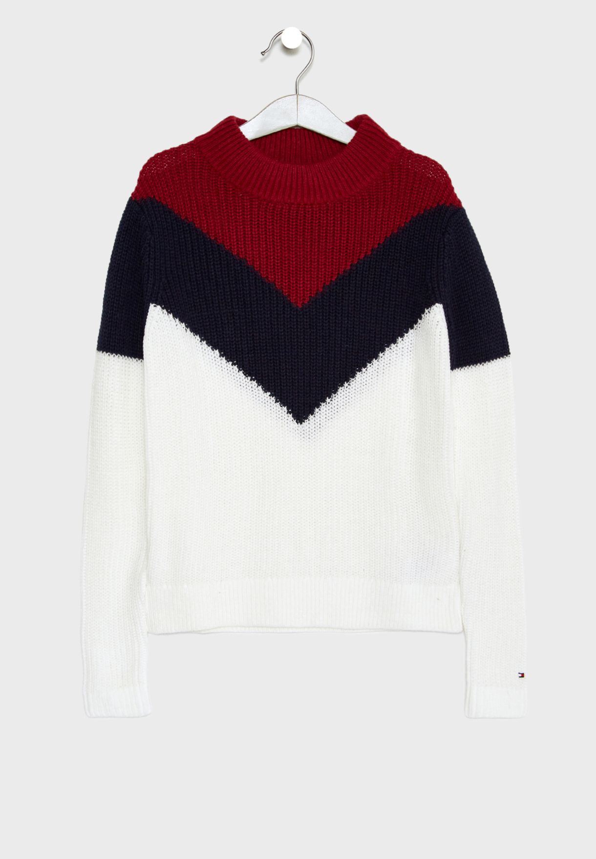 tommy hilfiger color block sweater