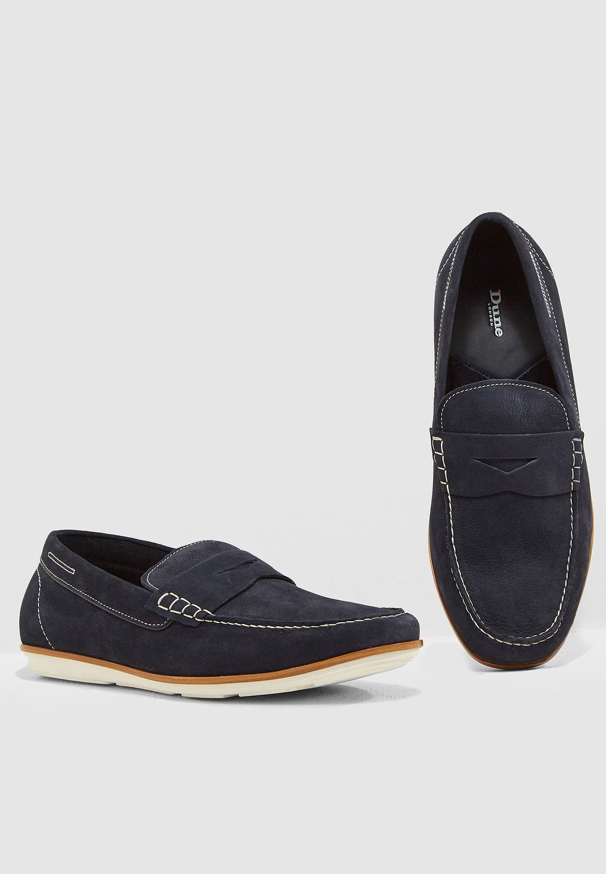 navy dune shoes