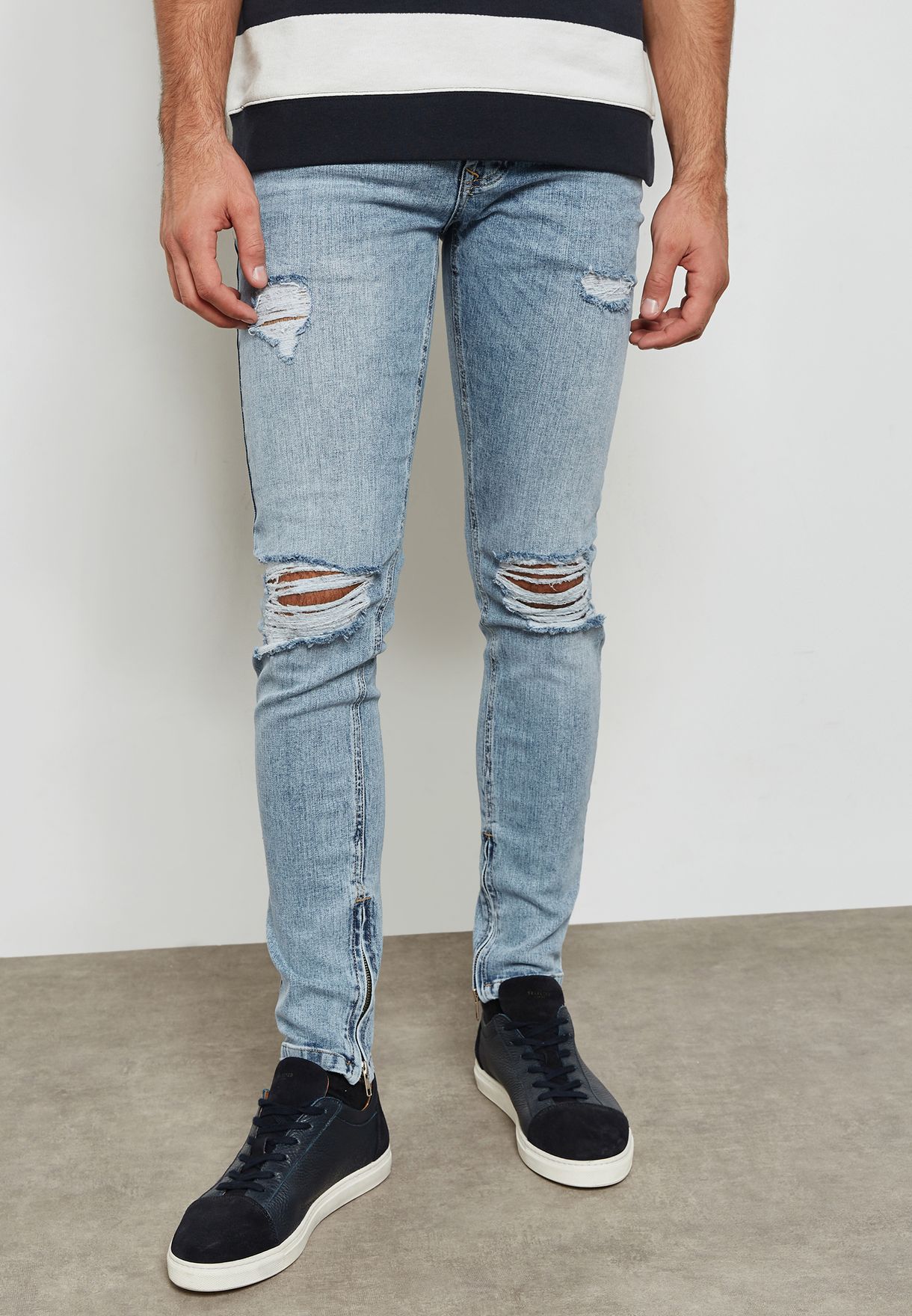 topman distressed jeans