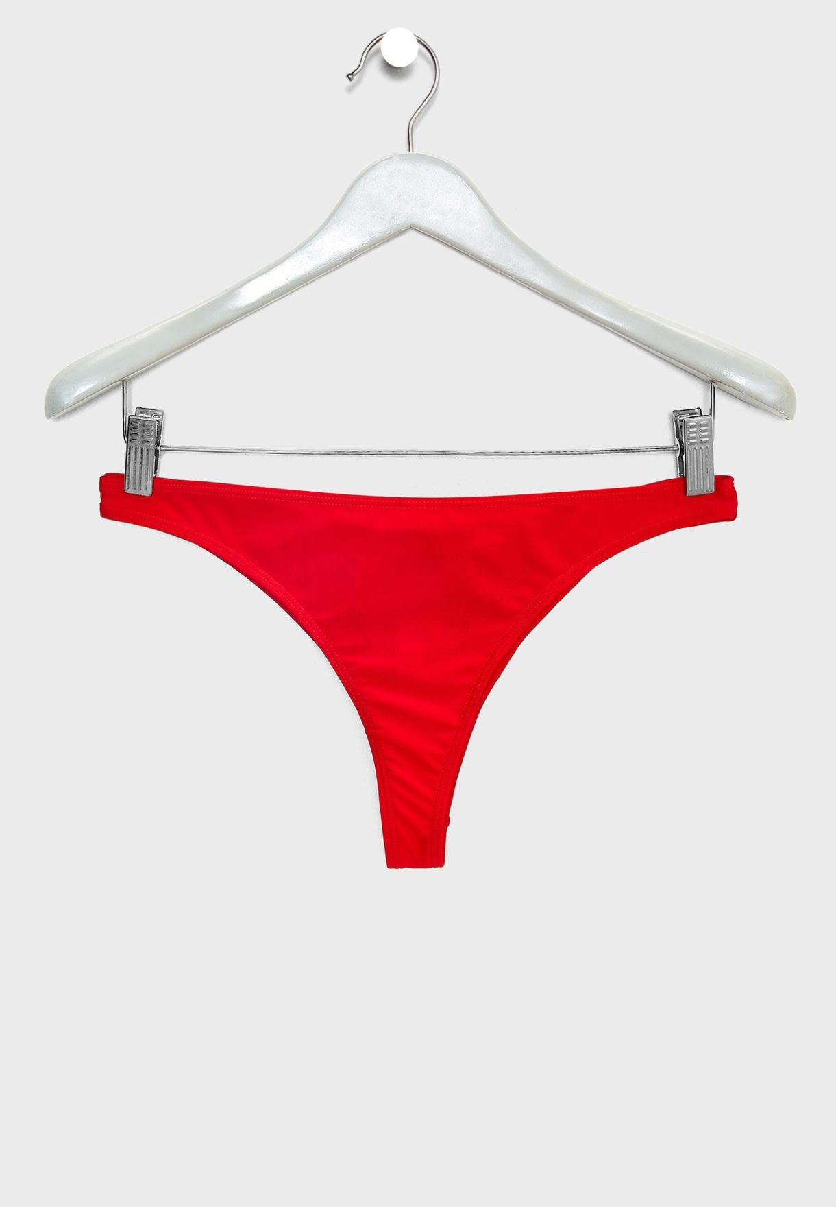 Buy Missguided red Ruched Bikini Bottom 