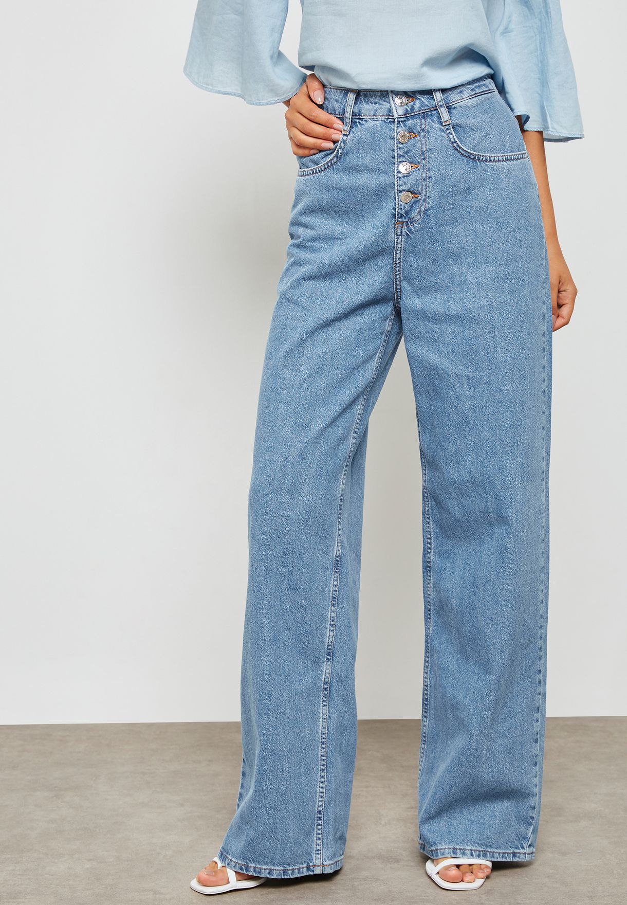 mango wide leg jeans