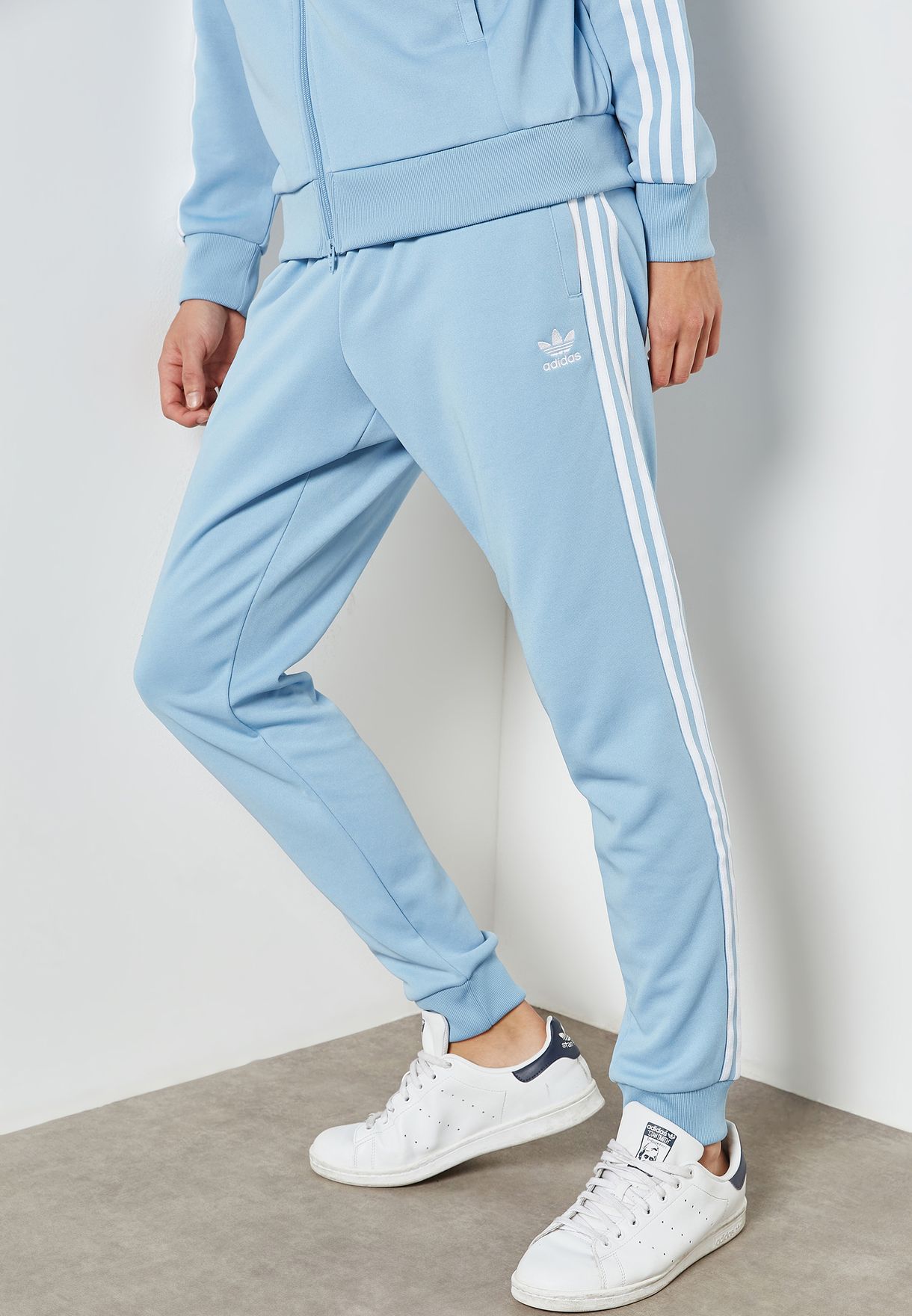 adidas light blue sweatpants